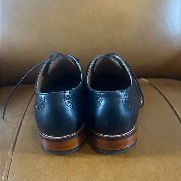 Johnston & Murphy Black Leather Brogue Derby Dress Shoes Men’s Size 9.5M main image 9